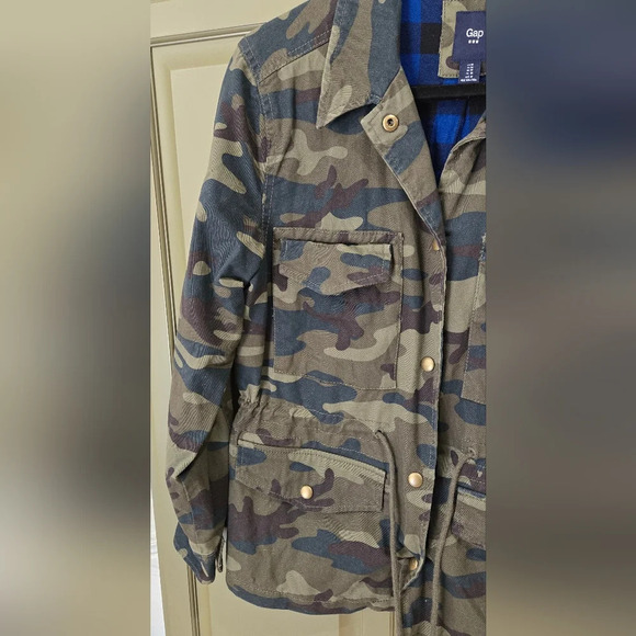 Gap Camouflage button up jacket - Picture 3 of 5